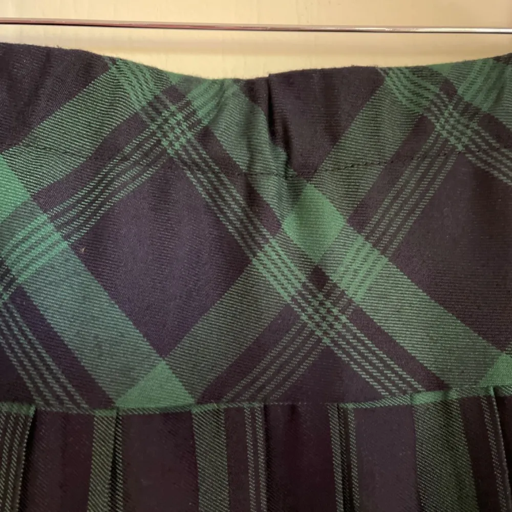 Urban Coco Blackwatch Plaid Pleated Mini Skirt Pull On Stretch Skater Girlhood L - Image 4