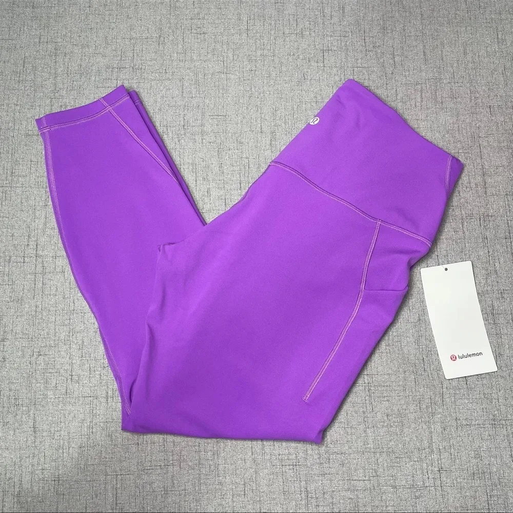 Lululemon Align High Rise Pant Leggings with Pockets Moonlit Magenta 12 NWT - Image 8
