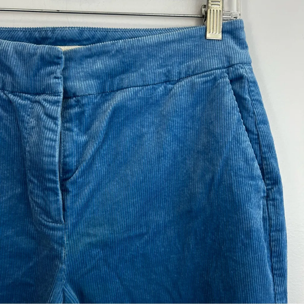 Boden Light Blue Corduroy High Rise Ankle Tapered Trouser Pants Size 4 Regular - Image 4