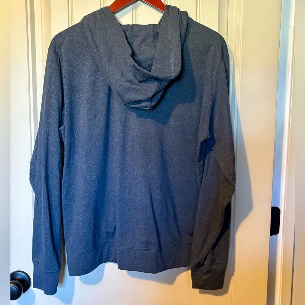 Peloton Blue Dreamblend Relaxed Full Zip Hoodie Sweathshirt - Image 8