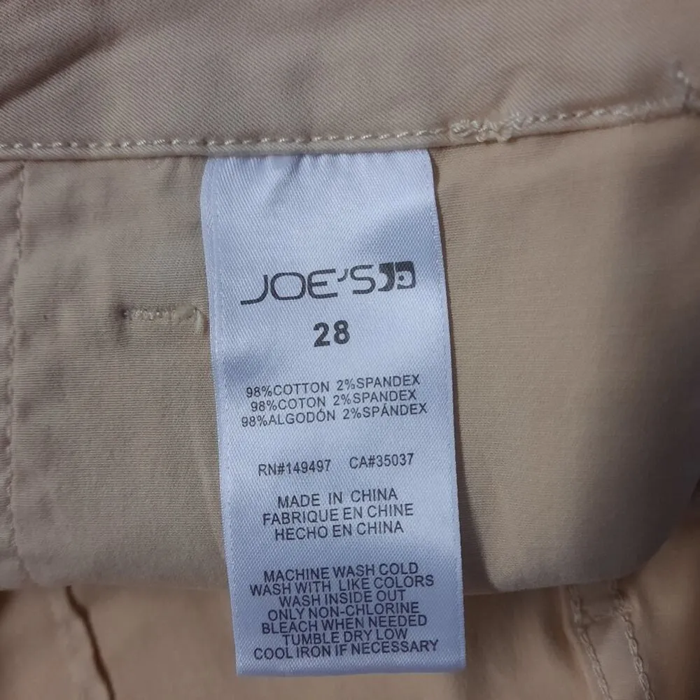 joe's jeans  Utility Joggers Pants Women's Size 28 Beige Khaki High Rise Cropped - Image 6