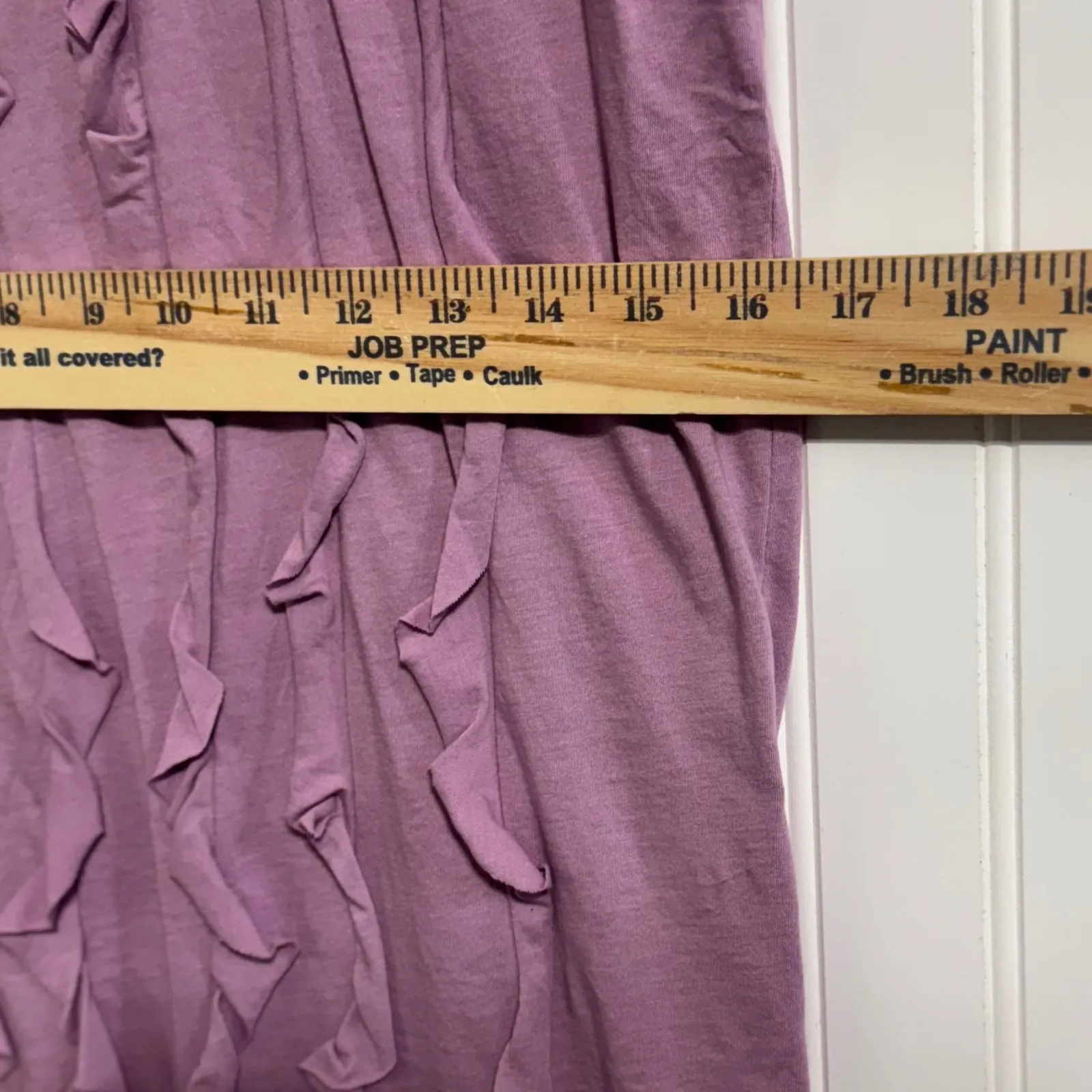 Marc by Marc Jacobs Large Lavender Pima Cotton Ruffle Tank Top Y2K Coquette - Image 6