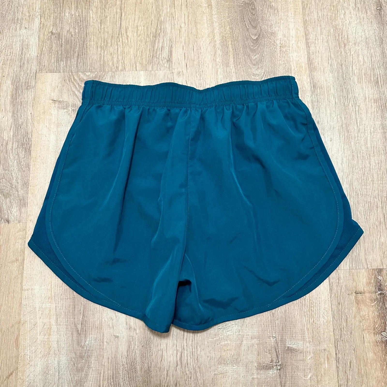 NIKE | Women's Dri Fit Teal Tempo Athletic Workout Running Shorts - Image 3