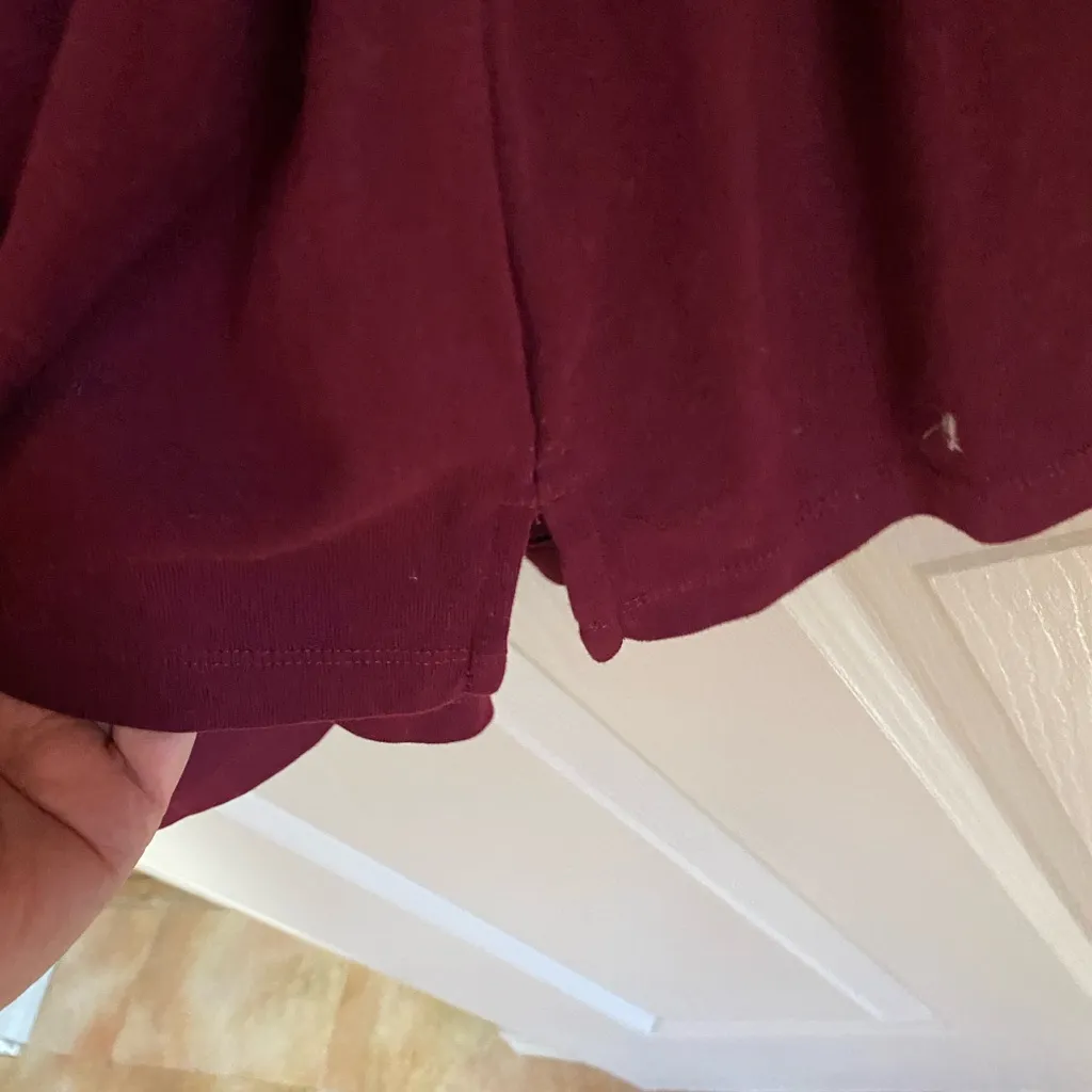 Karen Scott Women's Deep Red Long Sleeve Top - Image 5