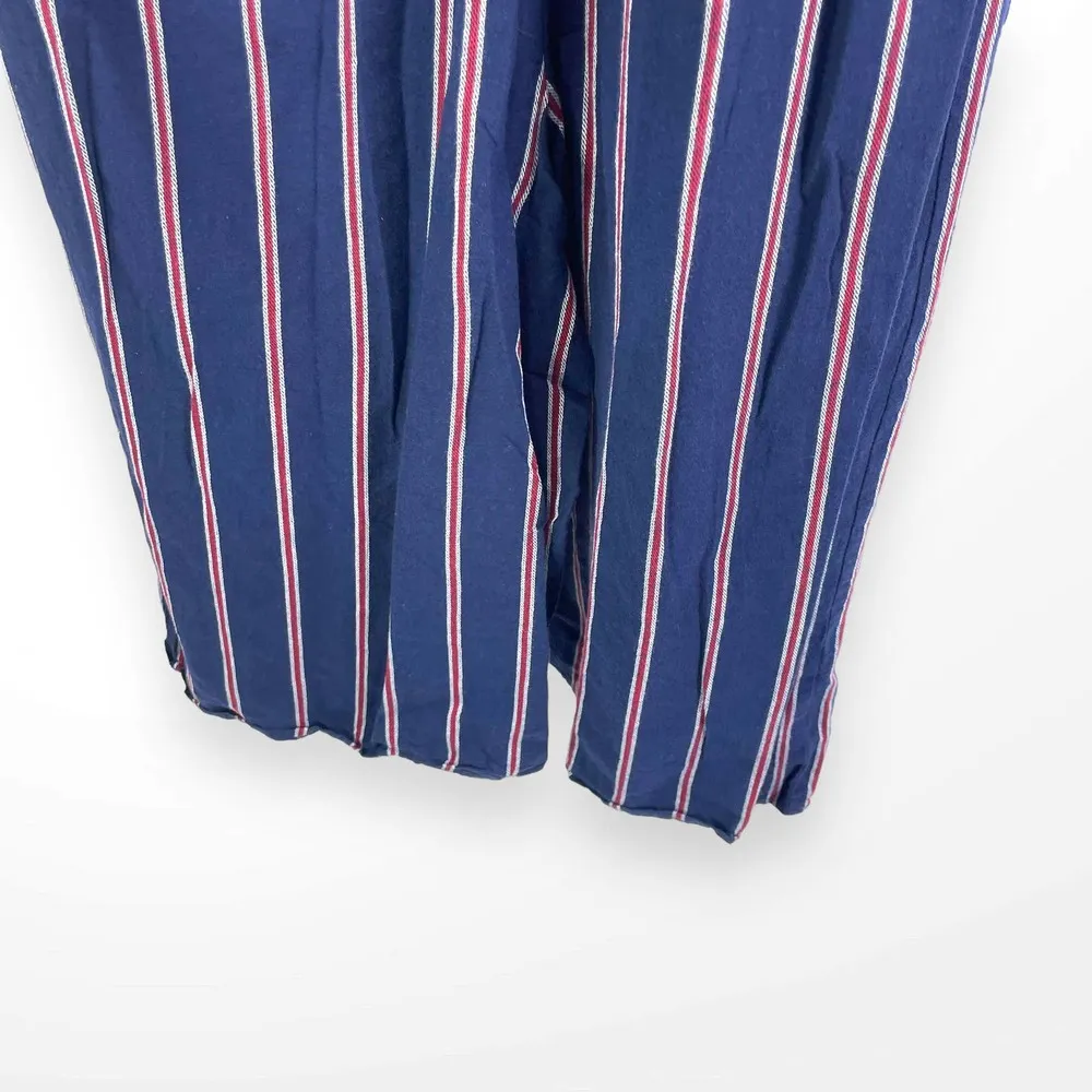 UNIVERSAL THREAD Blue Red Striped Sleeveless Jumpsuit - Image 7