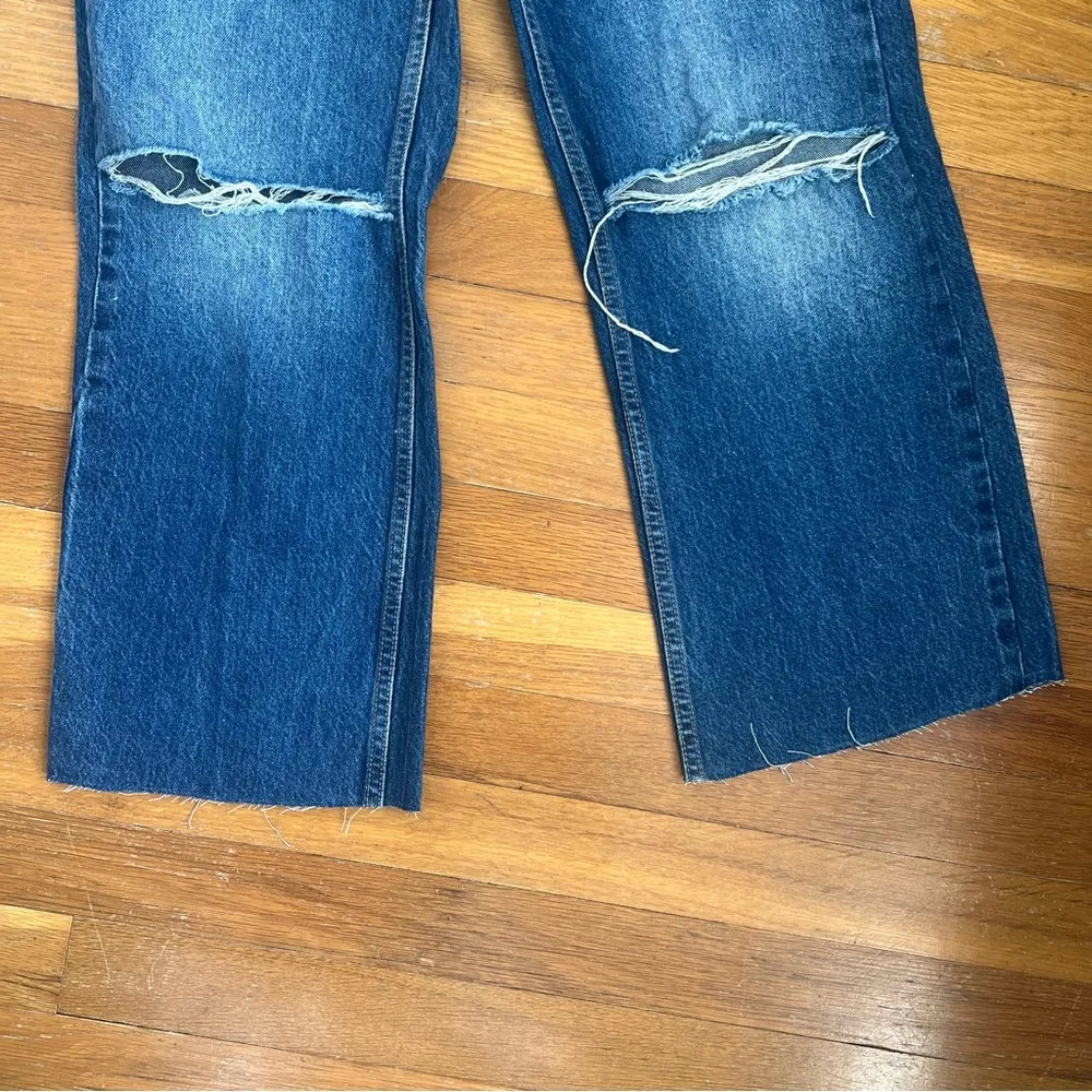 Zara straight leg jeans size 0 - Image 5