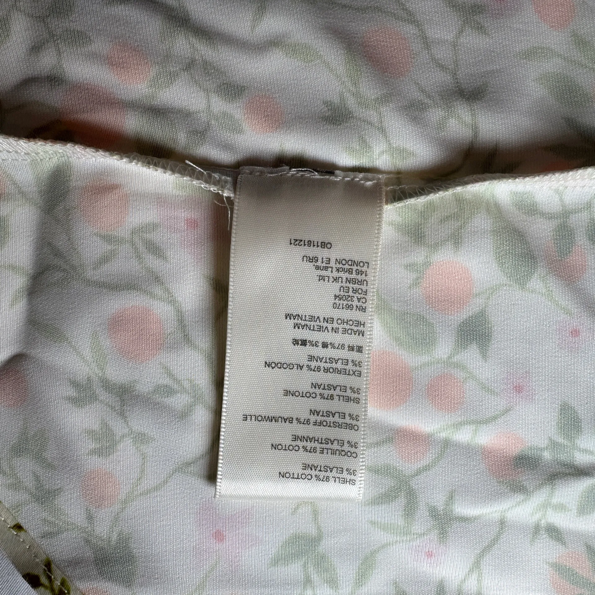 Urban Outfitters Toni Floral Wrap Midi Skirt Size SP Orange Pink Boho Indie - Image 4