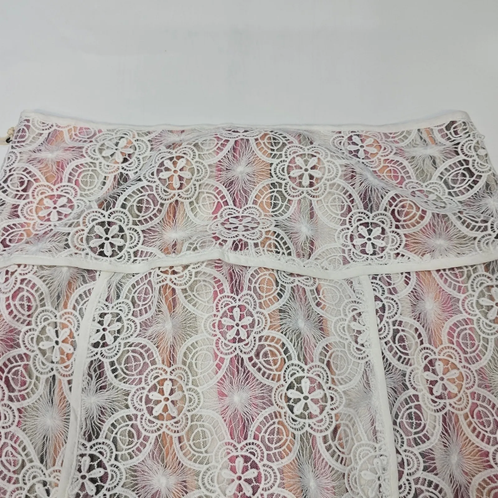 Tularosa Paula Mini Skirt Ivory Multi LArge - Image 9