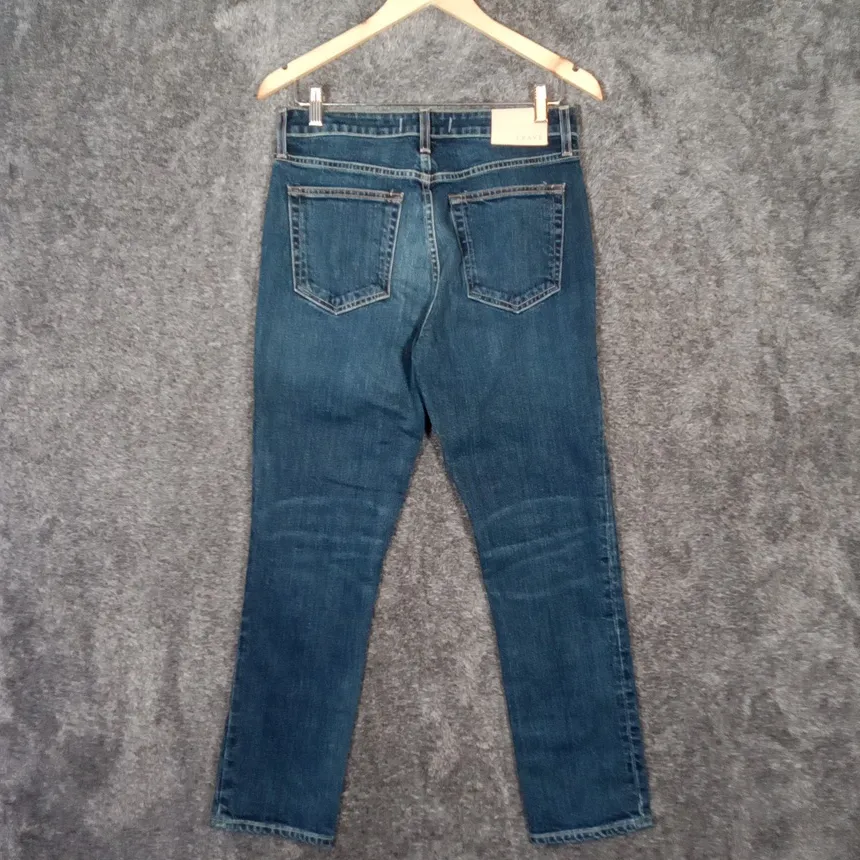 Trave Irina Slim Style Wash "Take It Easy" High Rise Ankle Womens 29 Blue - Image 4