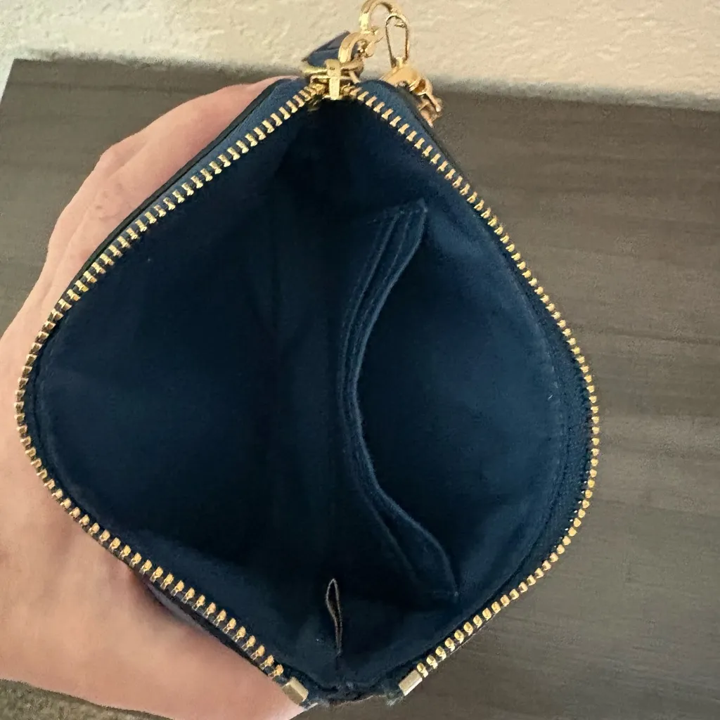 Coach Pebbled Leather Wristlet - Image 3