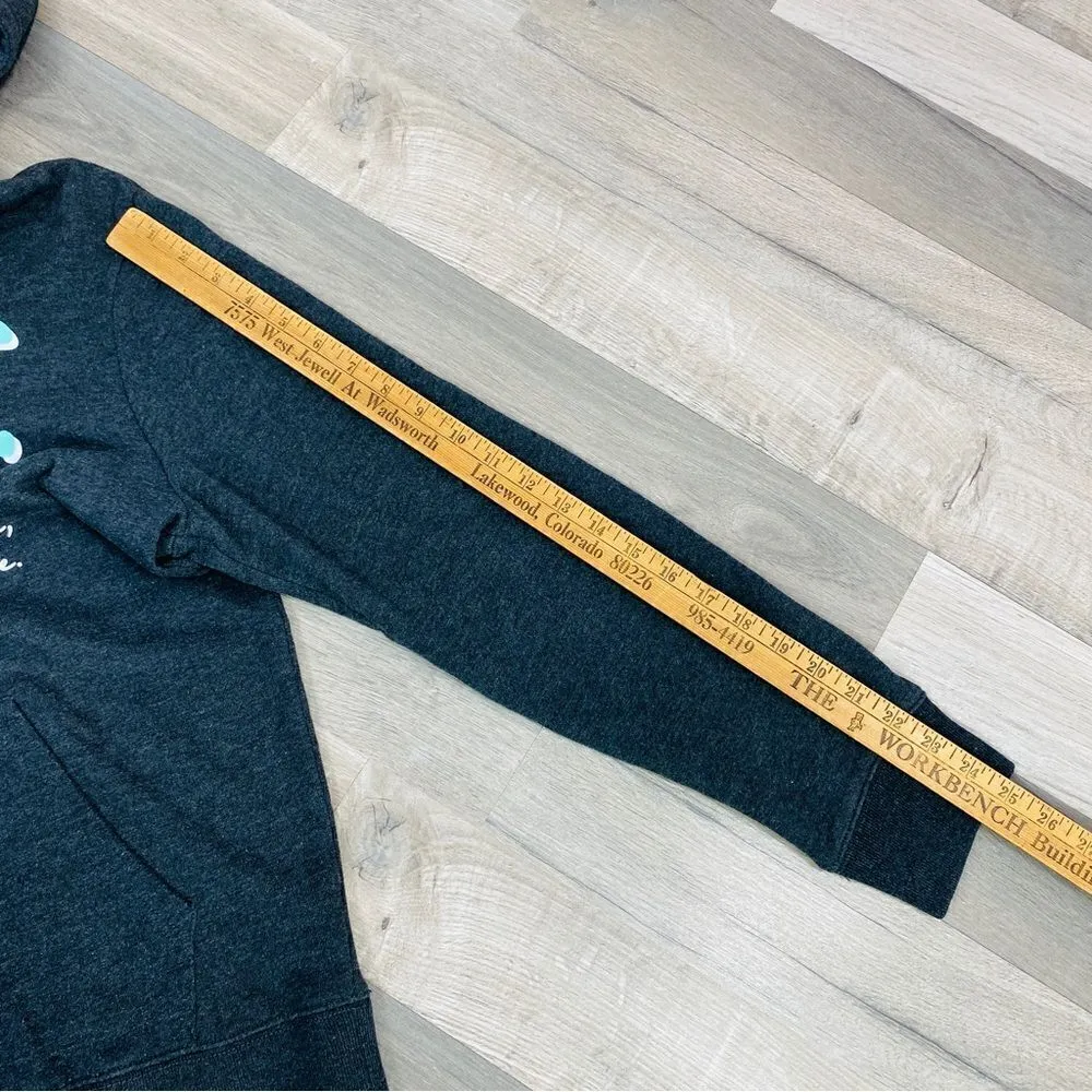 Aeropostale Aero One Love Pullover Hoodie Gray Multi Medium Unisex - Image 13