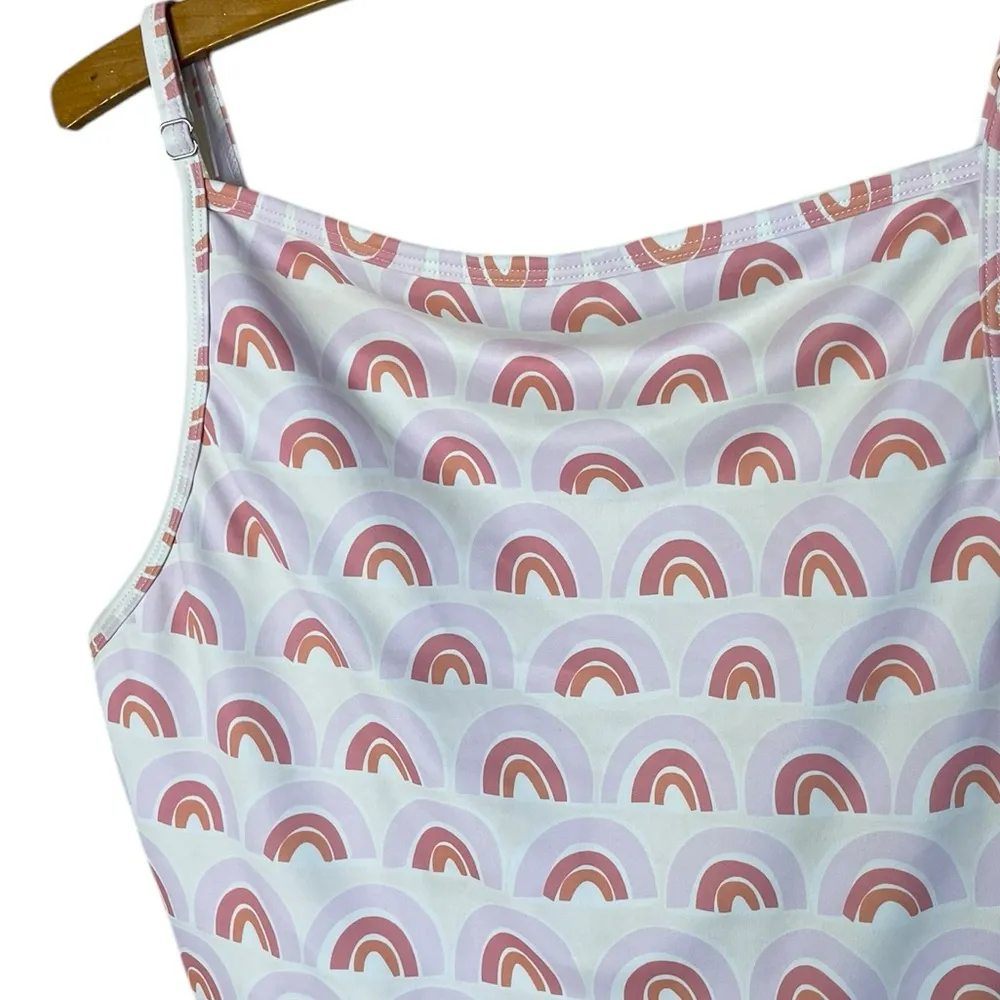 Kortni Jeane Women’s Sz 2XL Bikini Swim Top Rainbow Print Mix N Match - Image 4