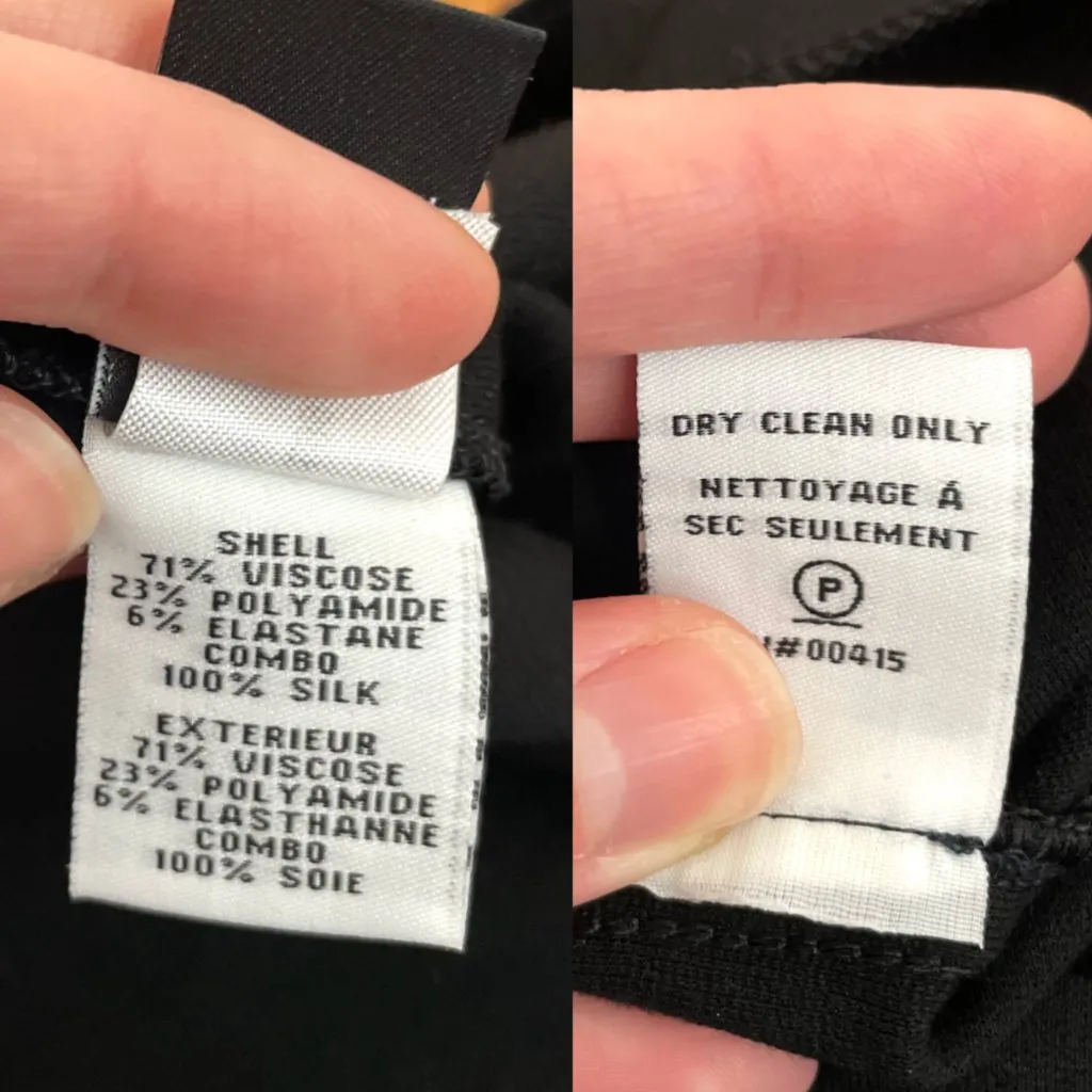 NEW NWT DIANE VON FURSTENBERG DVF Esme Black Jersey Knee Length Pencil Skirt 4 - Image 10