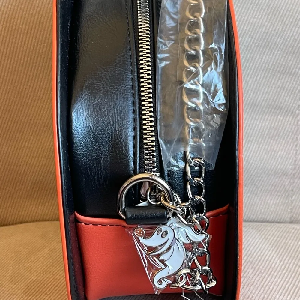 NEW Nightmare Before Christmas Jack Pumpkin Split Glow-In-The-Dark Crossbody Bag - Image 9