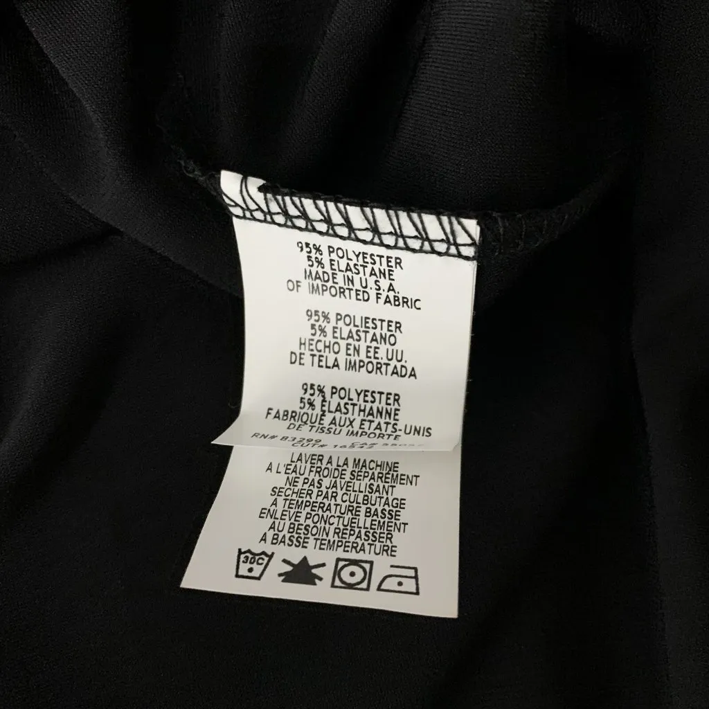 Annalee Hope Womens Dress Medium Black Short Sleeve Minimalist Workwear - Image 6