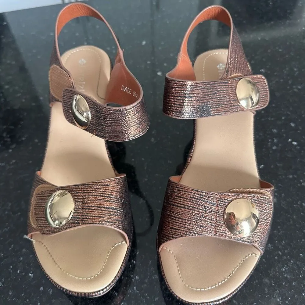 PATRIZIA DADE‎ Brinze Dade Party STRAP SANDAL SIZE 10 - Image 13