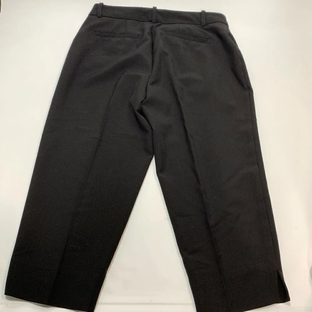 Worthington Women's Cropped Length Mid-Rise Modern Fit Dress Pants Black Size 4 - Image 6