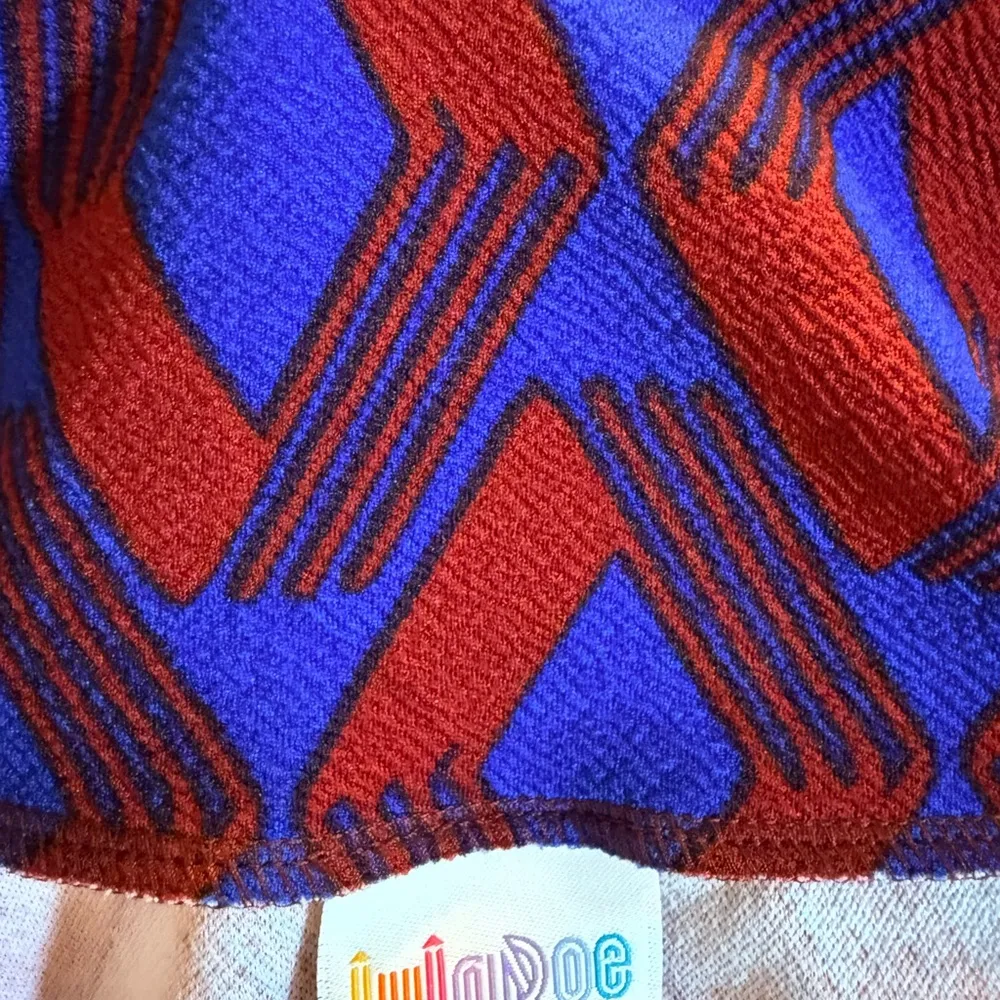 Women’s XL LuLaRoe Cassie Knee Length Midi Skirt Diamond Knit Stretchy Modest - Image 7