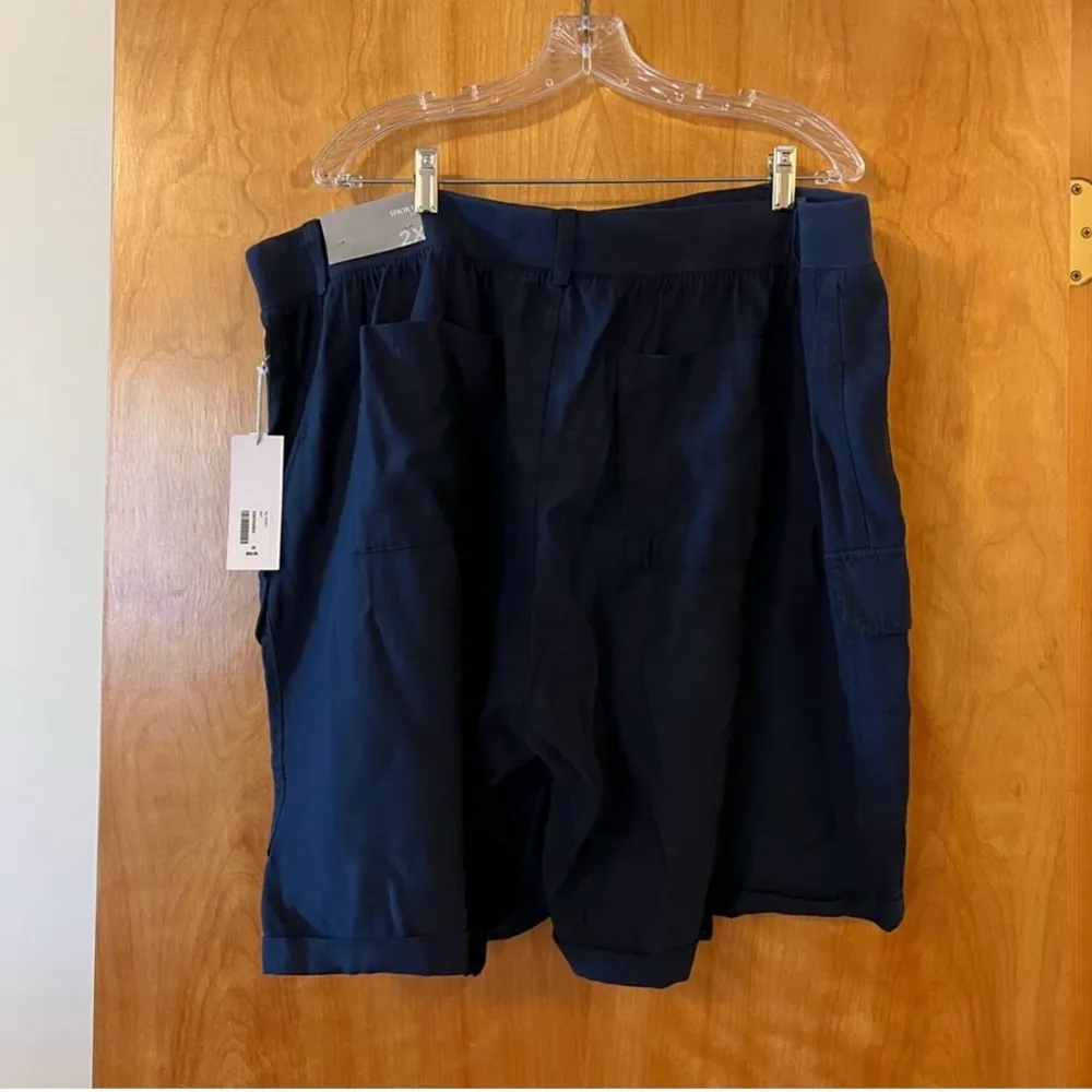 Soft Surroundings Shorts Womens Pali Navy Blue NWT Plus Size 2X - Image 9
