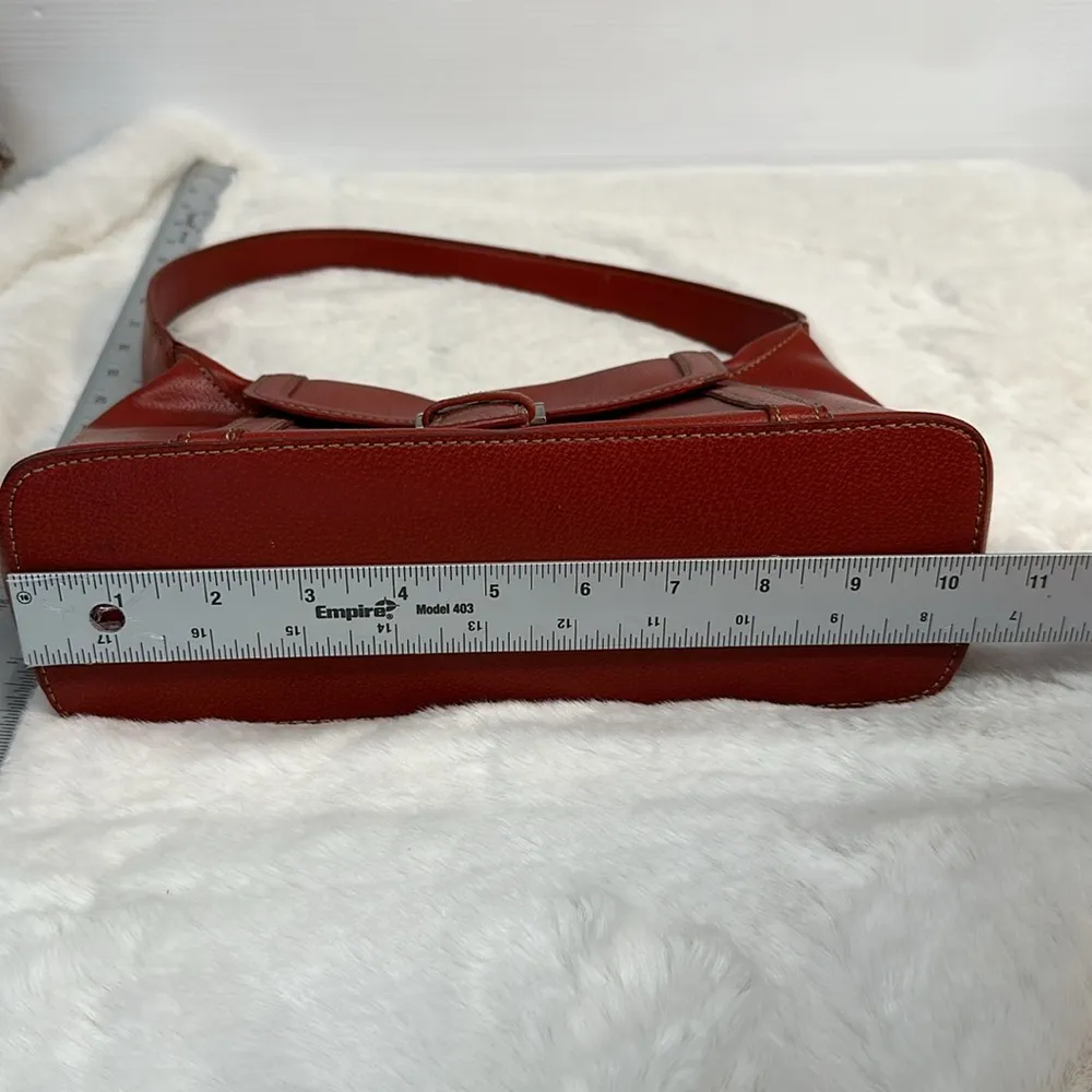 Jones New York Vintage Red leather purse shoulder bag - Image 5