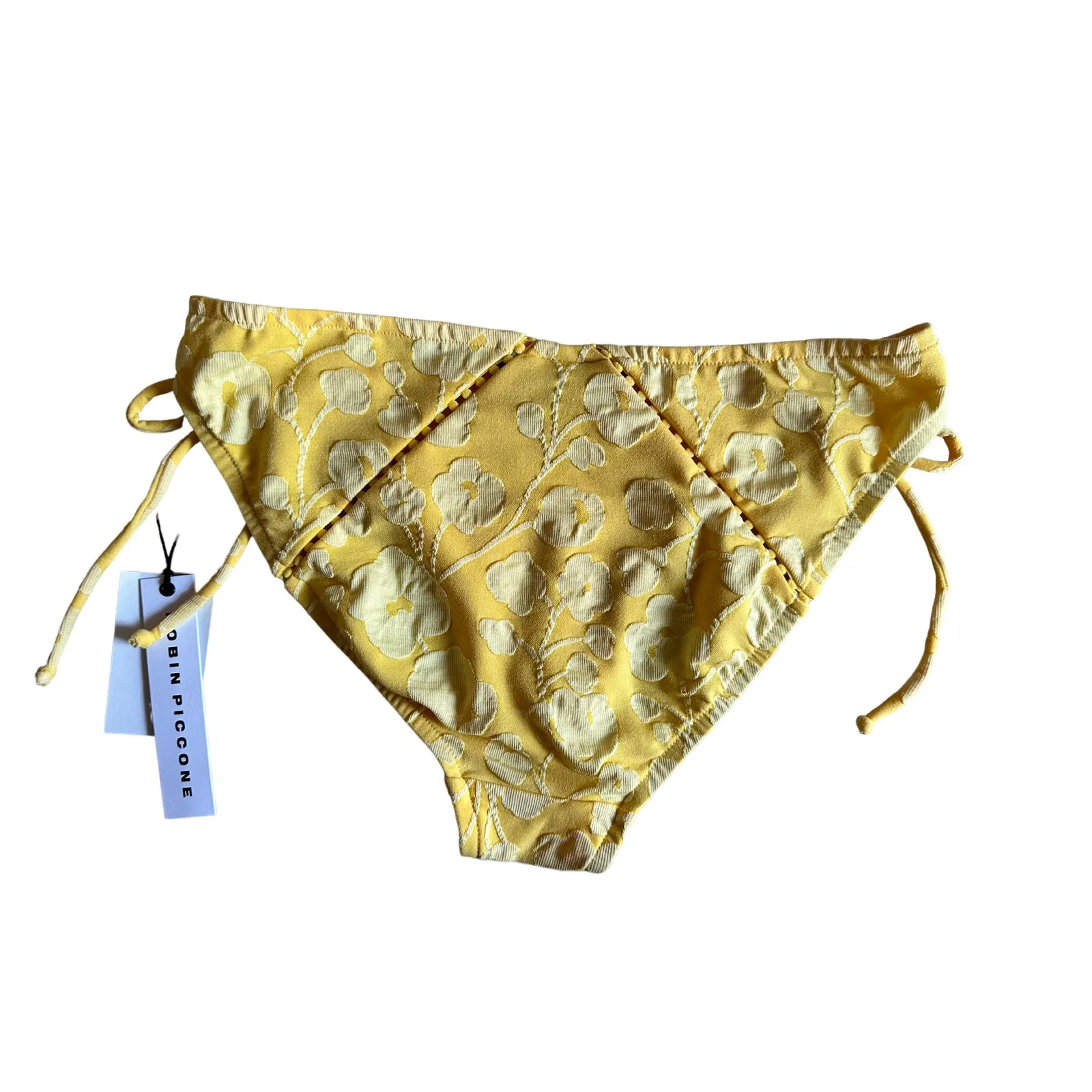 Robin Piccone women's Sadie marigold Bikini Bottom Medium NEW‎ $66 - Image 12