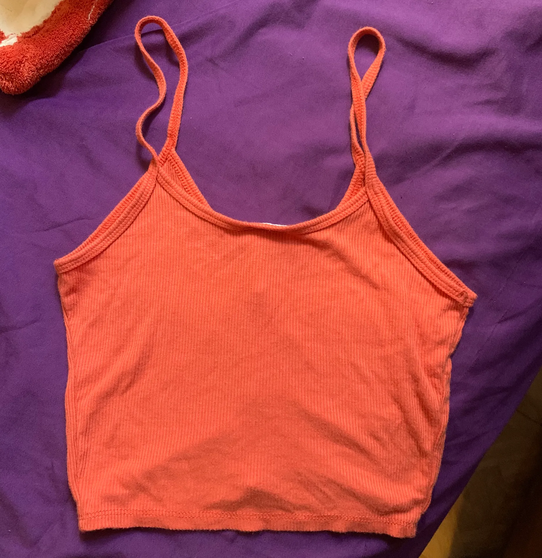 Full Tilt Orange Halter Top - Image 2