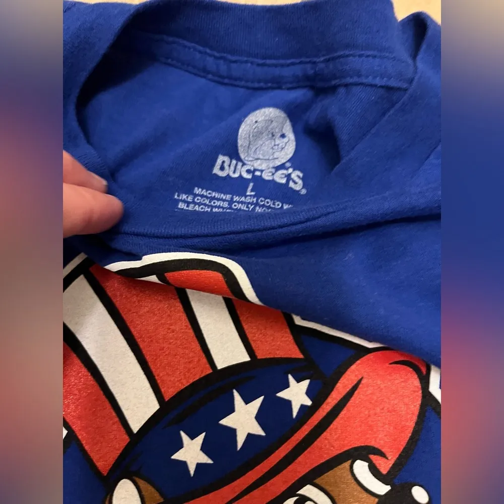 Unisex Bucees beaver USA patriotic red white blue shirt - Image 2