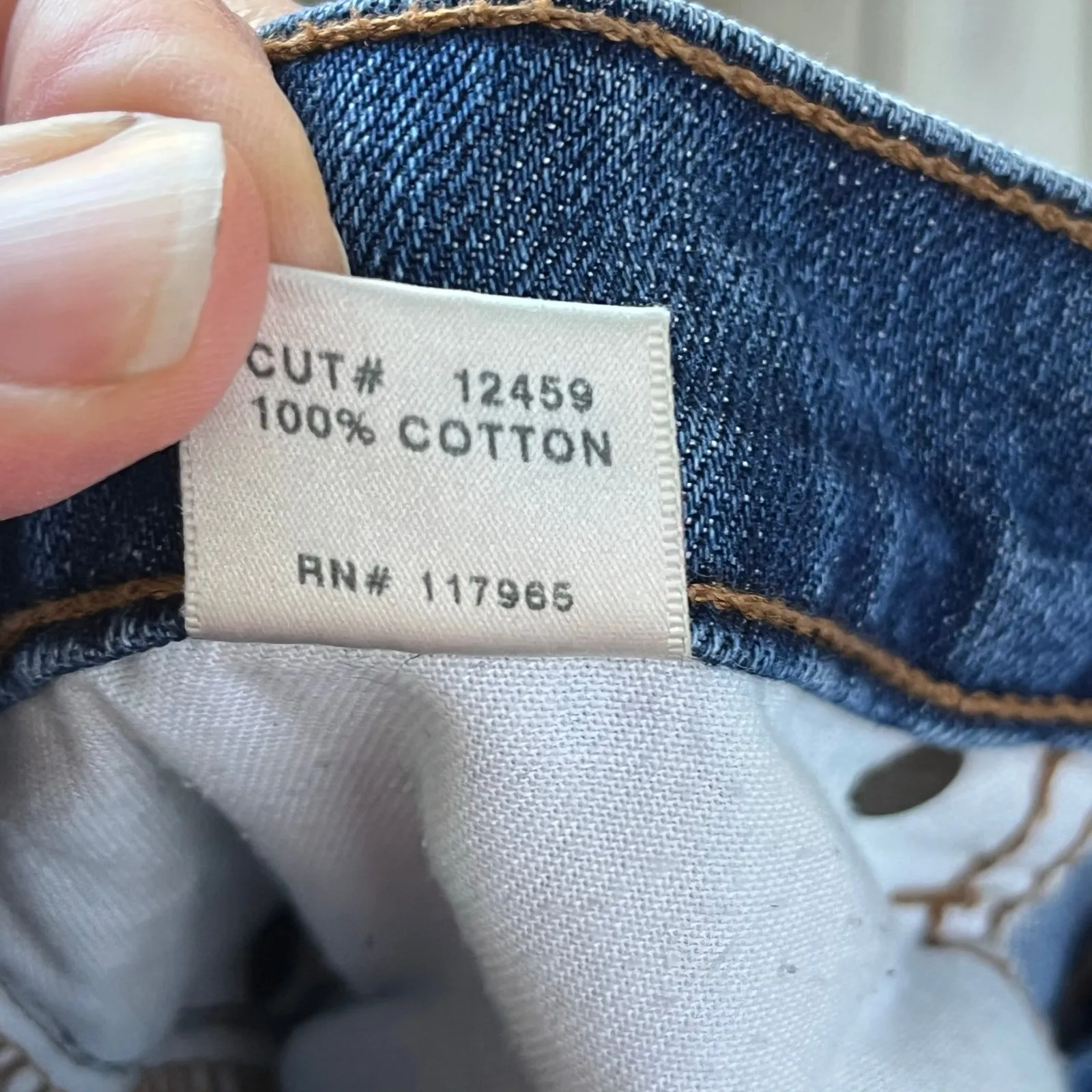 J. Brand Women's Aidan Jeans Medium Wash Zen 100% Cotton Straight Leg Size 27 - Image 8