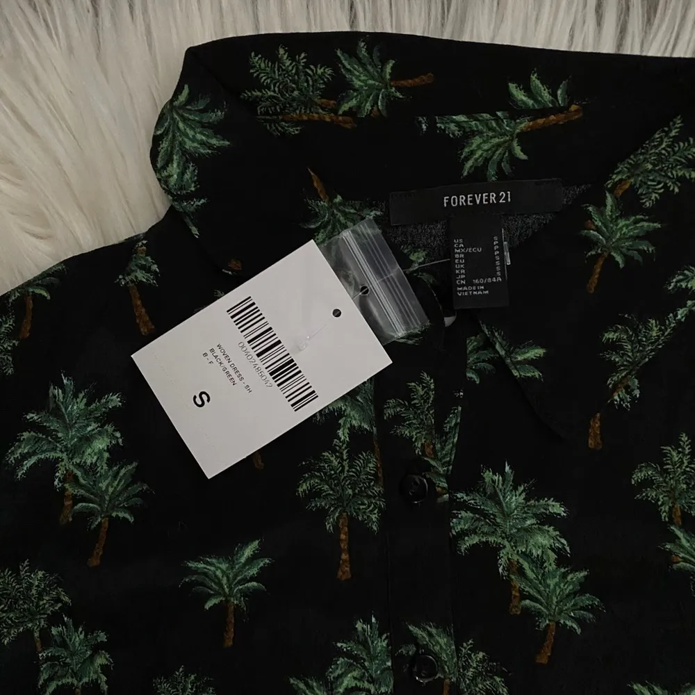 F21 palm print collared mini dress - Image 9