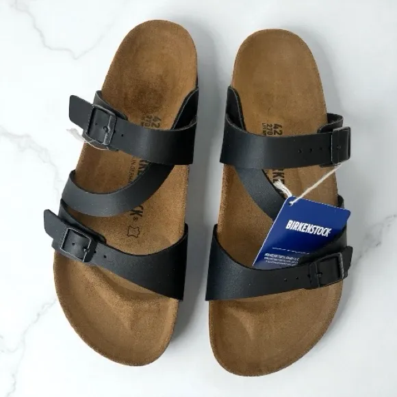Birkenstock Salina black leather Sandals 11 NEW - Image 1