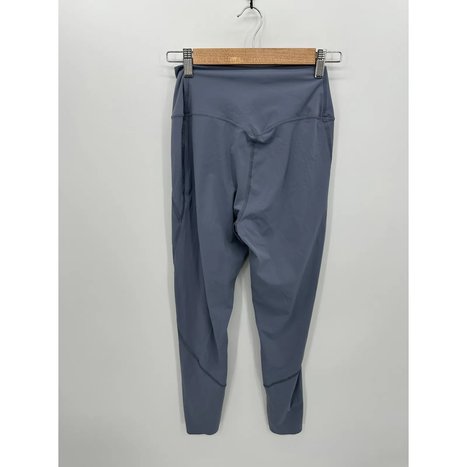 Soma WKND 360 Leggings Women Medium Blue Gray Compression Fitted Crop Ankle - Image 2