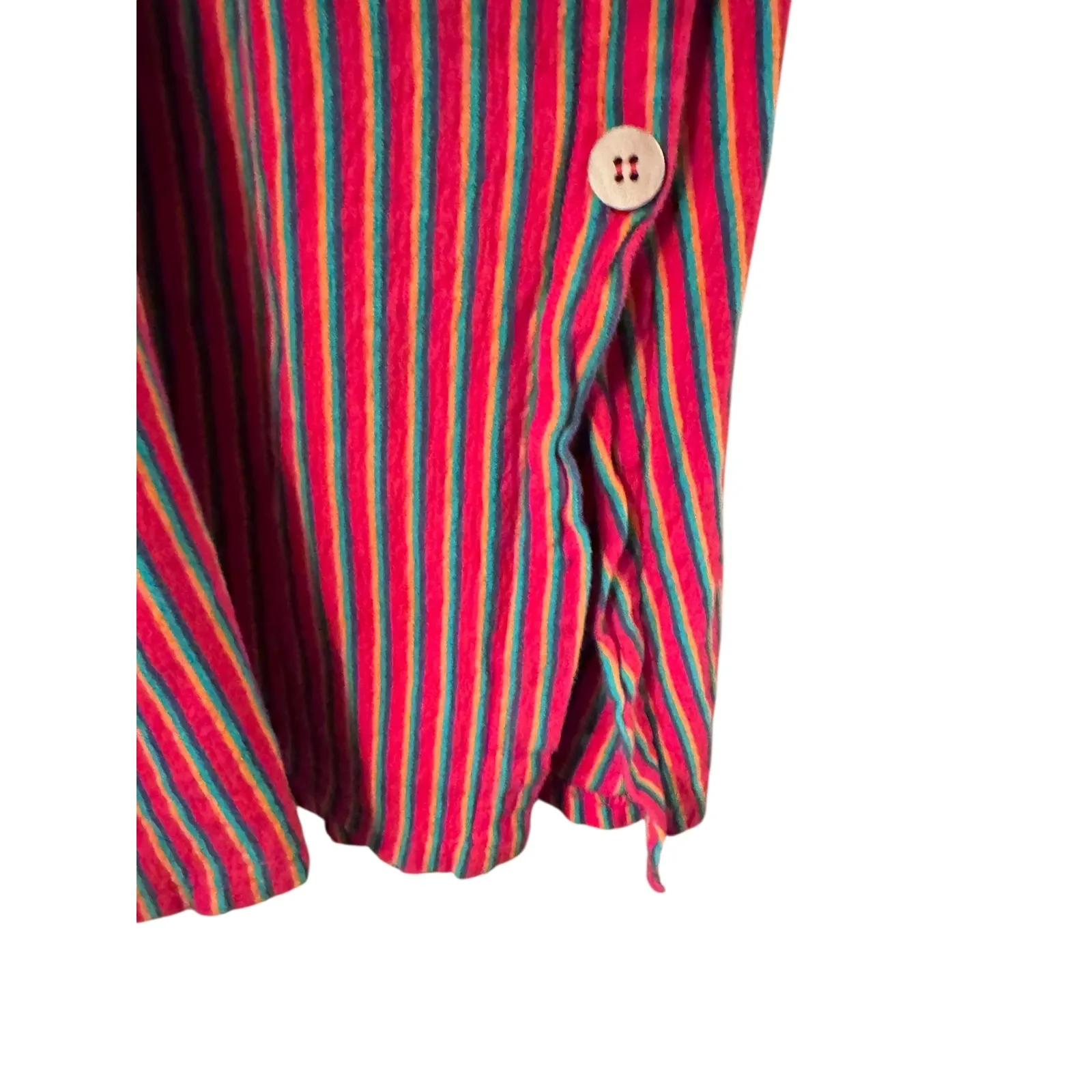 VTG ZARA Midi Dress Button Side Casual Boho Vacation Summer SEE MEASUREMENTS - Image 3