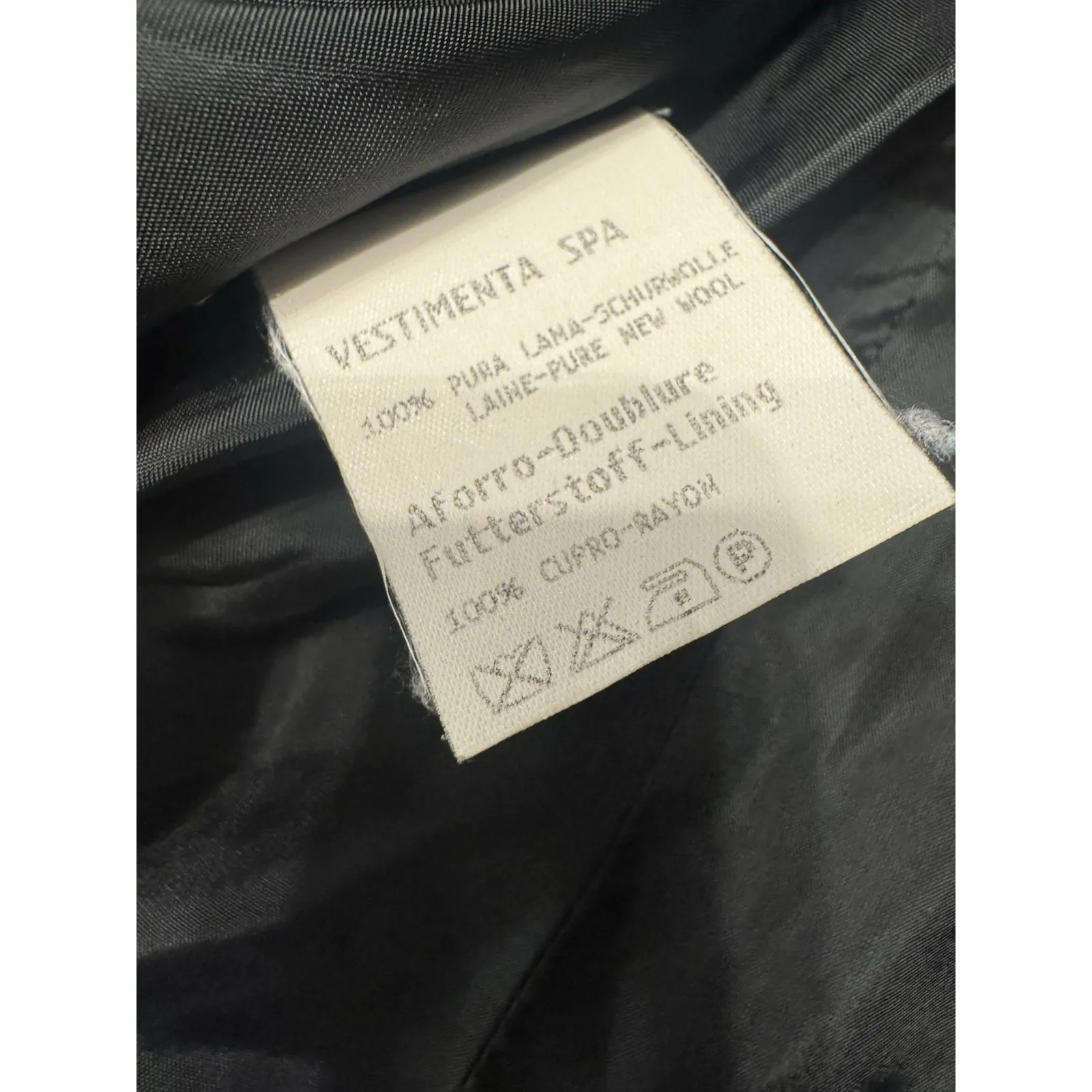 Giorgio Armani Blazer‎ Jacket 48 IT Black Pure Wool Made in Italy Classic Size M - Image 7