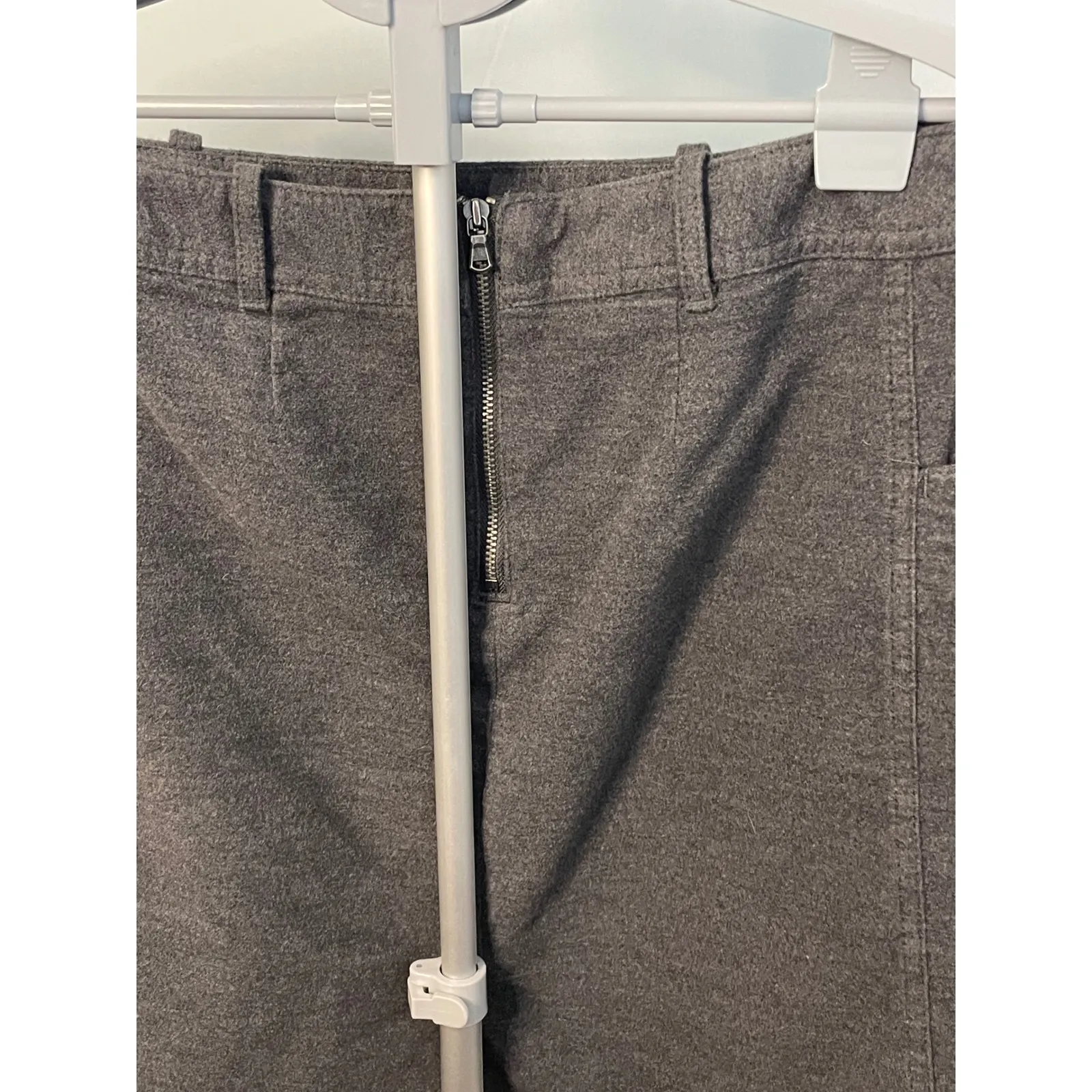 Eddie Bauer‎ Gray Skirt Womens Size 4 Mini Above Knee Stretch Career Casual - Image 4