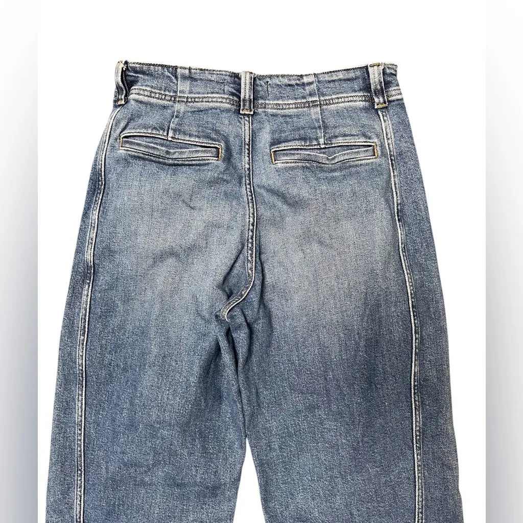 Madewell Women’s Tapered Denim Trousers High Rise Jeans Size 26 - Image 5