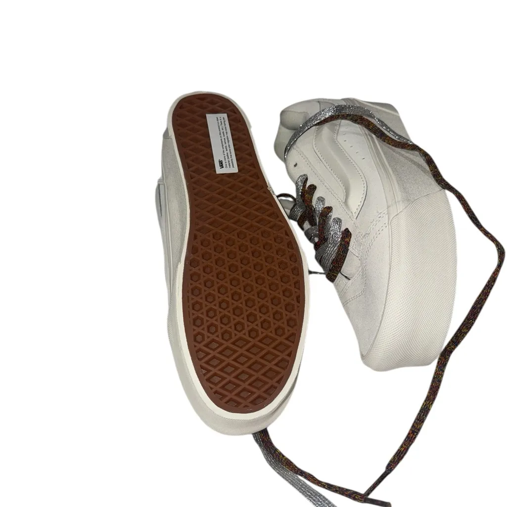 Vans NEW  Knu Stack Women's Platform Shoes Vintage Suede Marshmallow - Image 11