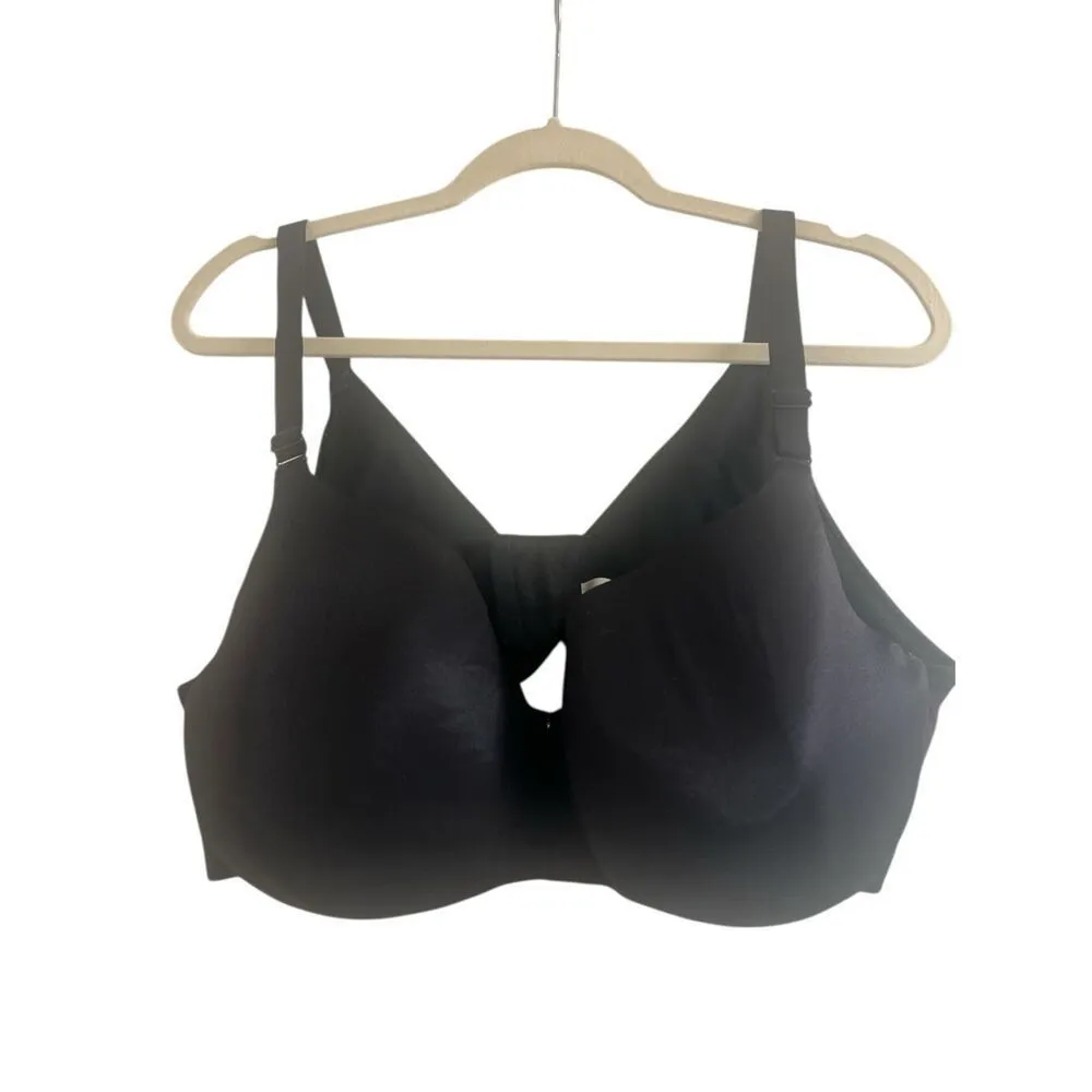 ✨Cacique Black Invisible Backsmoother Lightly Lined No-Wire Sz 42DDD Bra✨ - Image 7