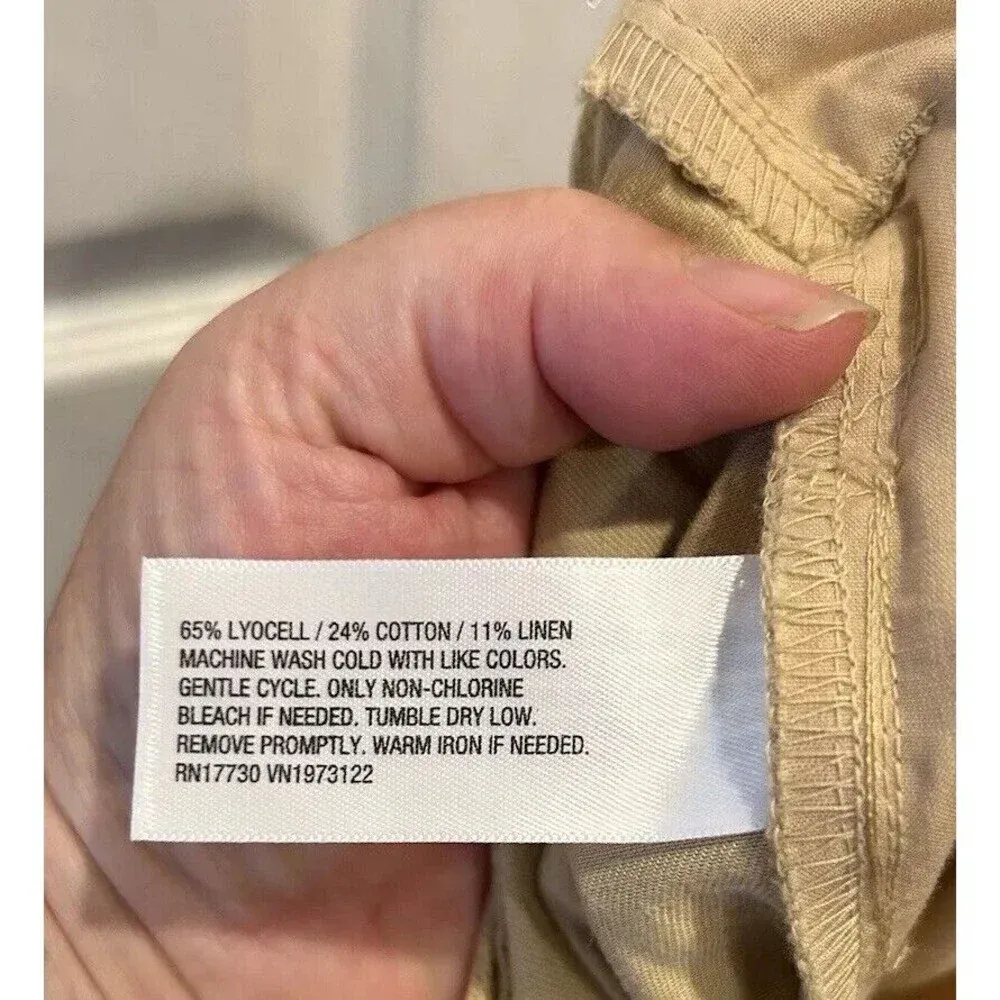 Universal Thread Lyocell High-Rise Loose Fit Pleated Chino Pants‎ Womens 12 NWT - Image 11