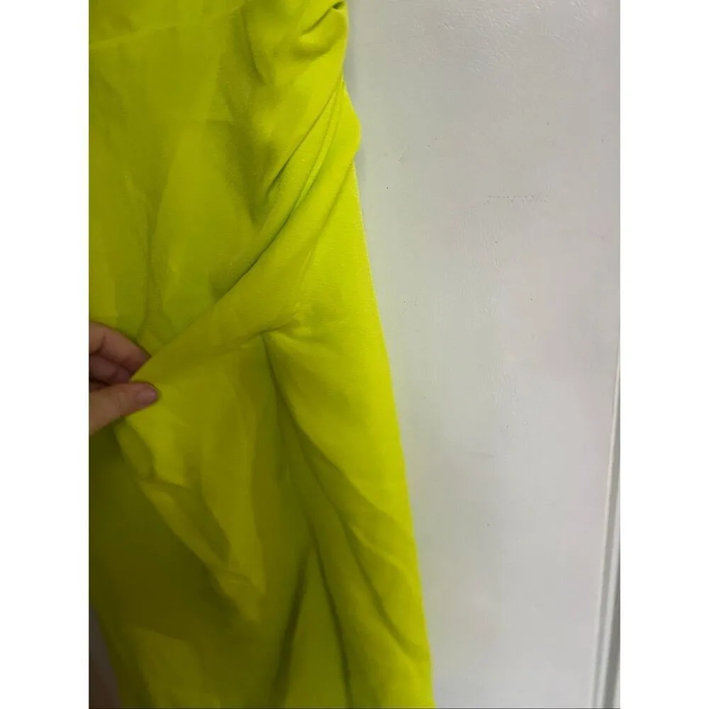 Cushnie Lime Green Strapless Dress Woman’s Size 16 NEW MSRP $50 - Image 4
