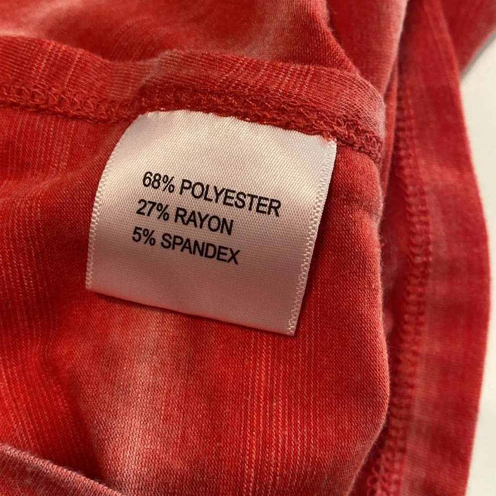 Jane & Delancey red and white striped tunic top oversized size medium - Image 6