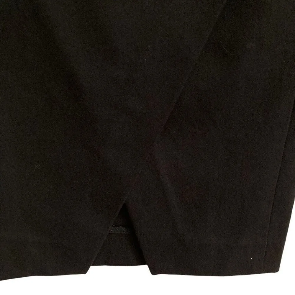 Banana Republic black tulip pencil skirt women’s 14 side zip OfficeSiren NEW - Image 3