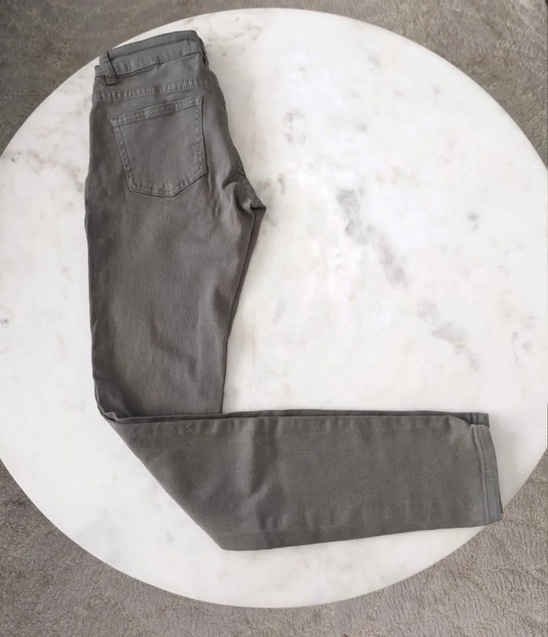 Angel Kiss Green Distressed Ripped Skinny Jeans 0 - Image 5