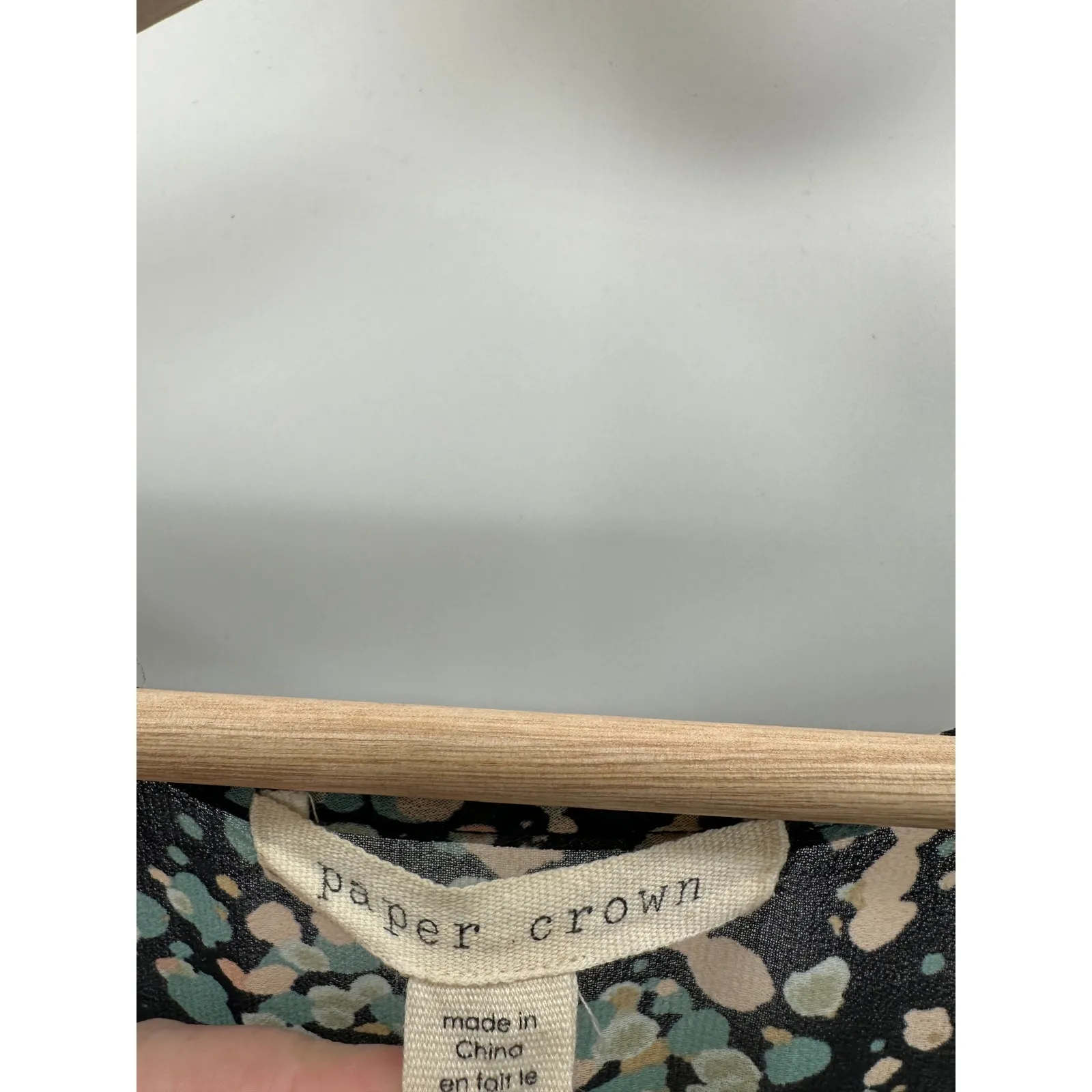 Paper Crown Womens Polka Dot Black Dress Size S Fairy Witch Bell Sleeve Artsy - Image 5