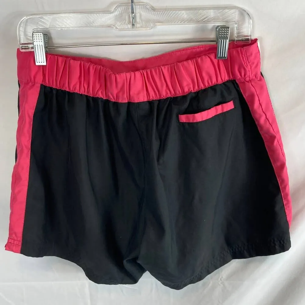 Adidas Black and Pink Athletic Shorts Size Large - Image 6