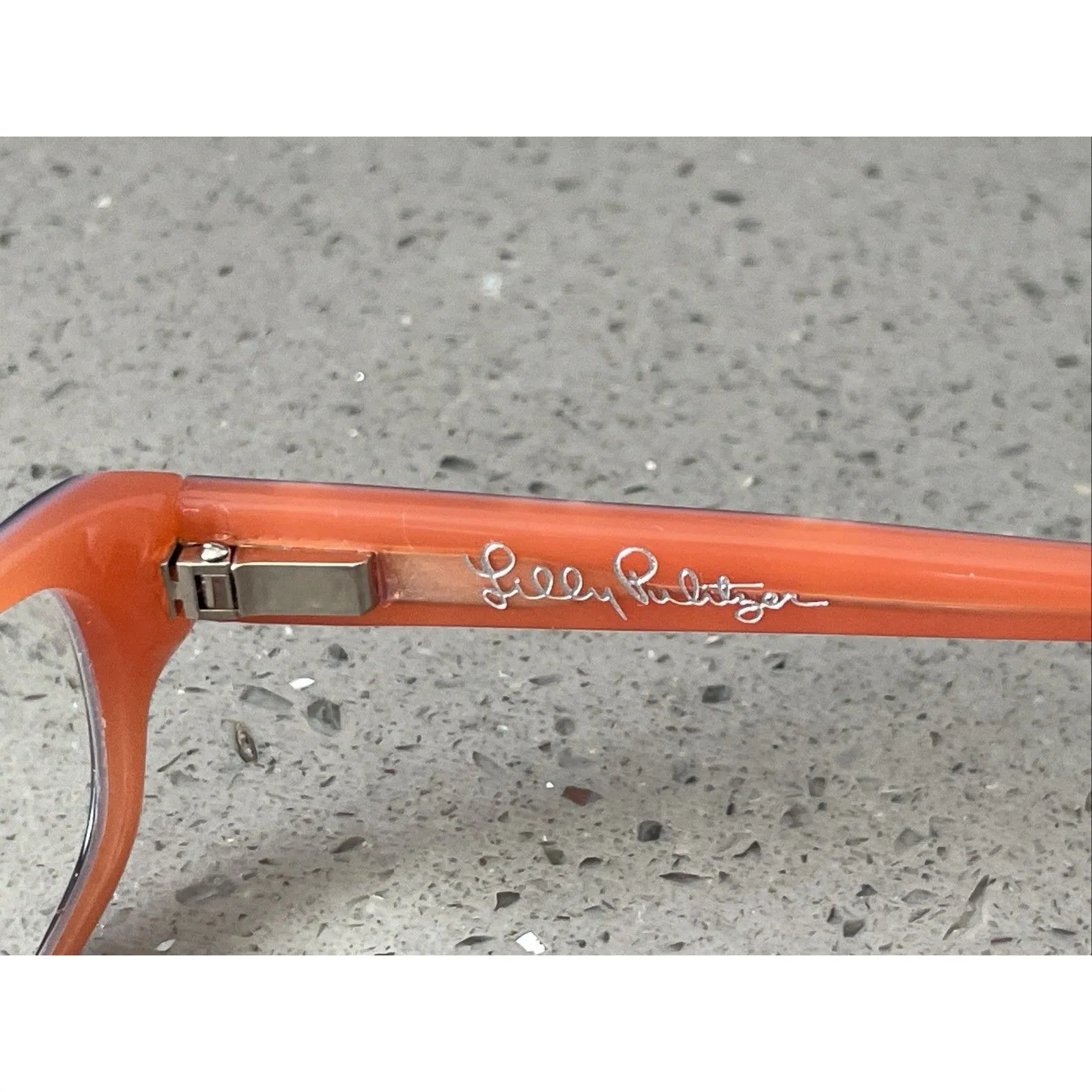 Lilly Pulitzer Eyeglasses Frames ONLY Elena NV Full Rim 46-15-125 black pink - Image 6