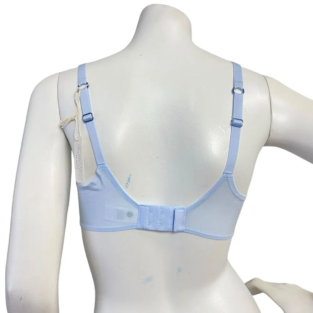 Aerie  Smoothez Microfiber Unlined Balconette Bra Blue 34D Underwire NWT - Image 3