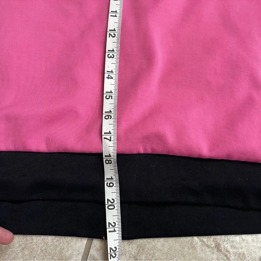 LRL Lauren Ralph Lauren Active Wear Women's Zip Up‎ Shirt Pink SZ M pre owned Size M - Image 3