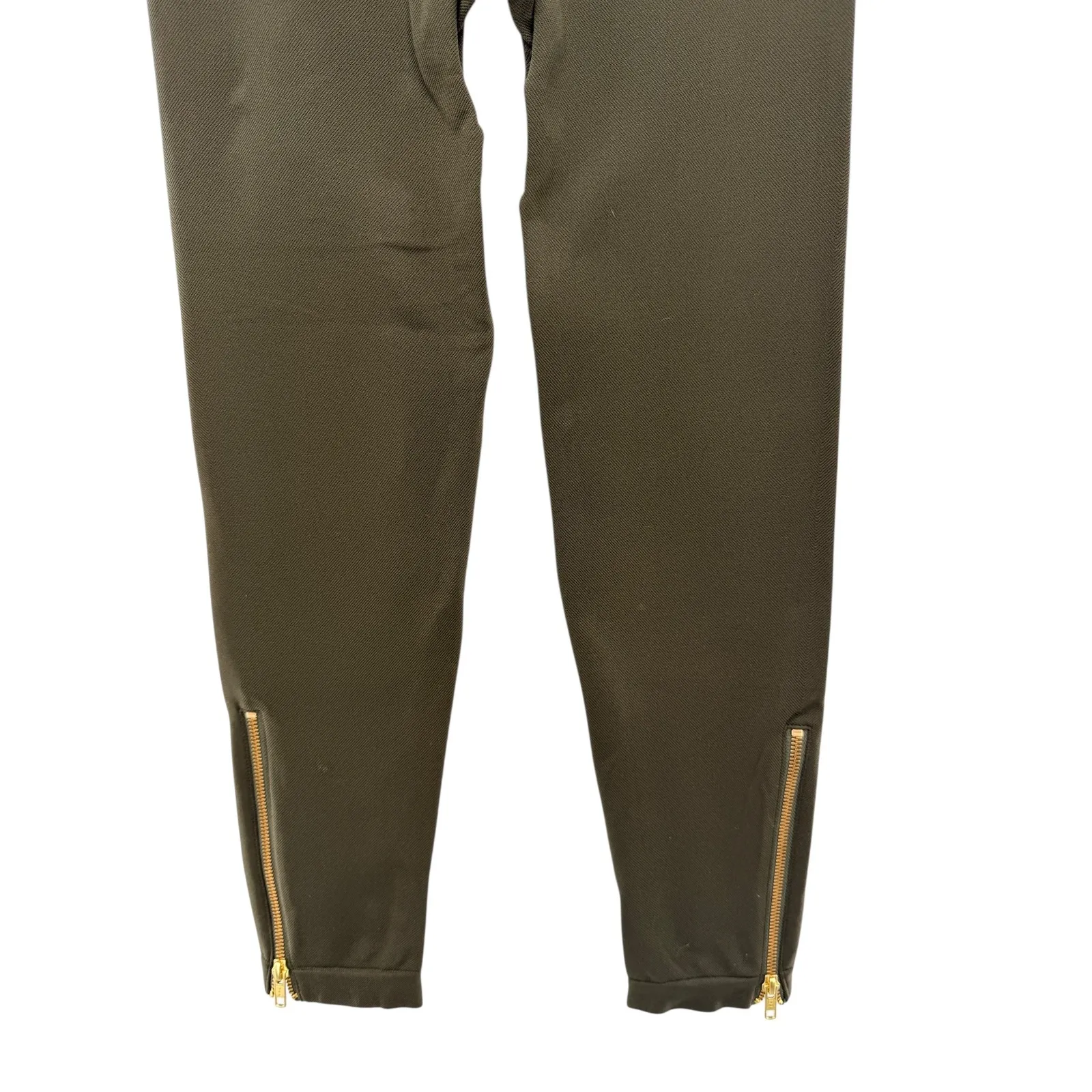 NWT Spanx Look At Me Now Seamless Side Zip Leggings Olive Green High Rise XL - Image 6