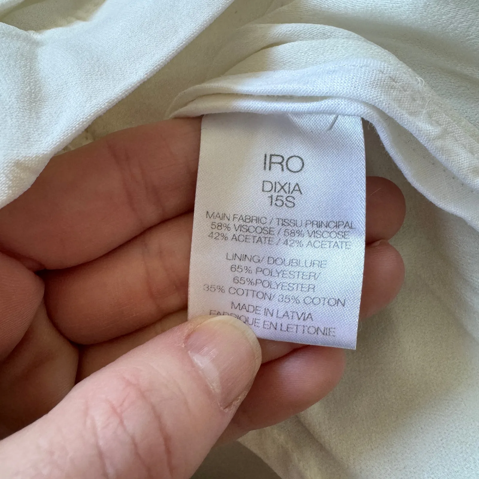 IRO  White Moto Jacket - Image 8