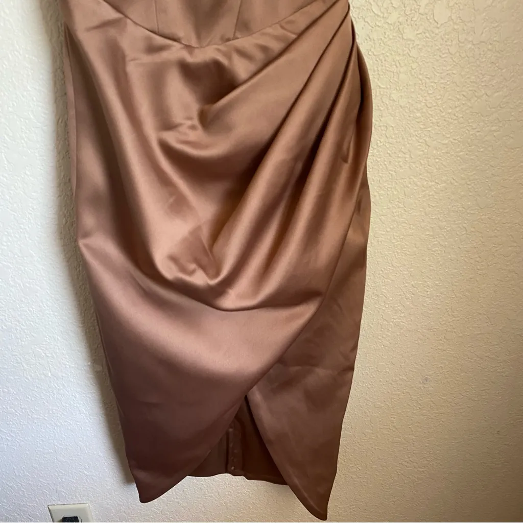 House Of CB Bianca Dress in Mocha size XS‎ NWOT - Image 6